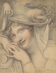 Mrs. Udy portréja vagy „Az alvás által ölelt szépség”, 1804 körül (wc ceruzával, papíron)